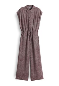 MID RISE CROPPED WIDE FIT PRINT - Jumpsuit - cassis
