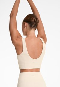 OYSHO WAFFLE - Grudnjak - beige