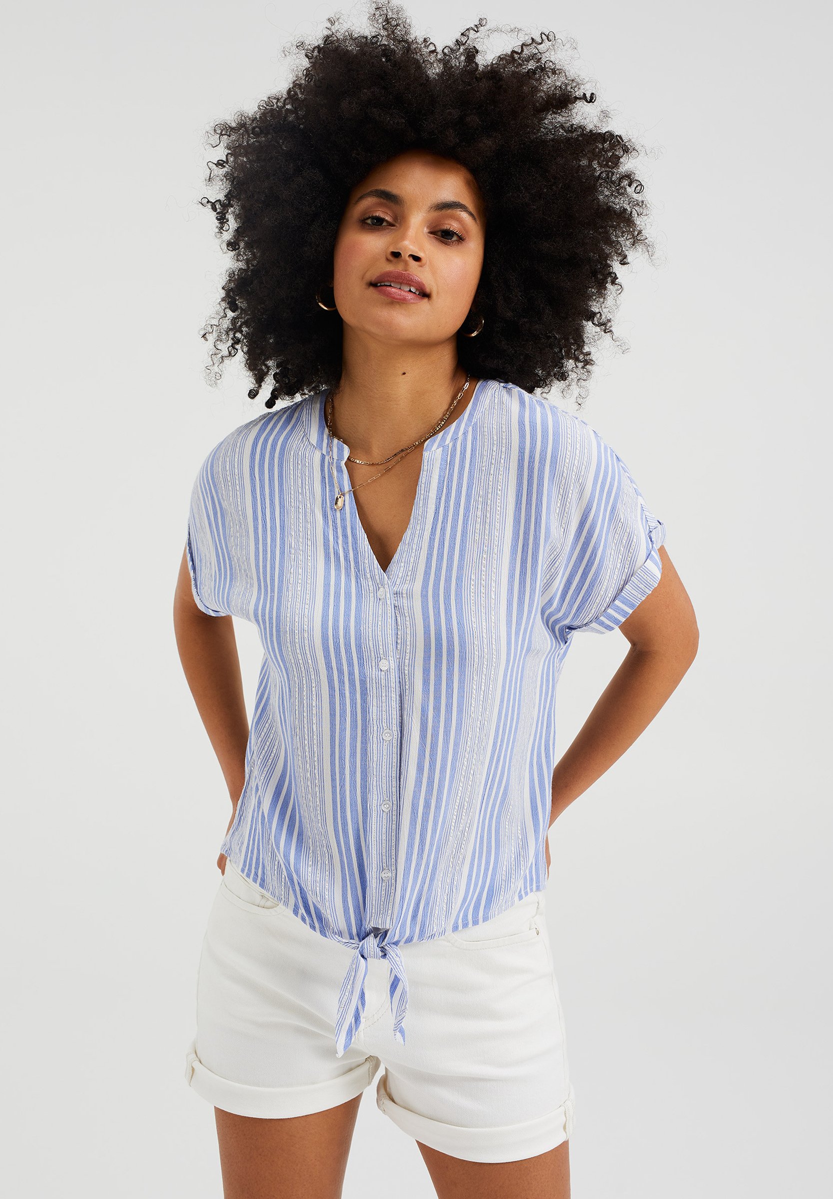 WE Fashion DAMES - Blouse - blue/lichtblauw - Zalando.nl