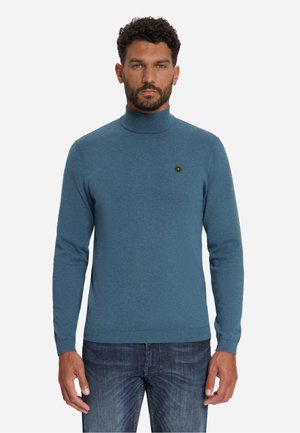 NO EXCESS, FINE KNIT TURTLENECK JUMPER - Trui - shadow blue