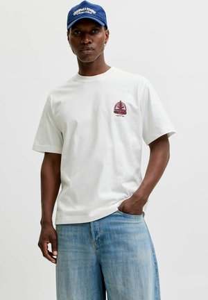 Jack & Jones, T-SHIRT T-SHIRT - T-shirt con stampa - cloud dancer