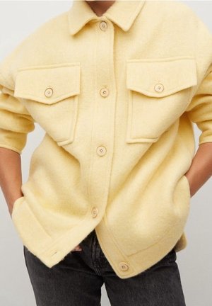 Veste mi-saison - light yellow