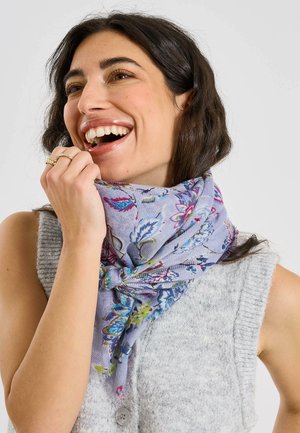 Grain de Malice, ETOLE LONGUE MOTIF FLORAL - Bufanda - bleu