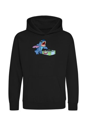 LILO STITCH DJ STITCH - Sweat à capuche - black