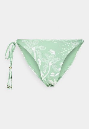 BRASILIEN BRIEF FLOWER - Cuecas de biquíni - green