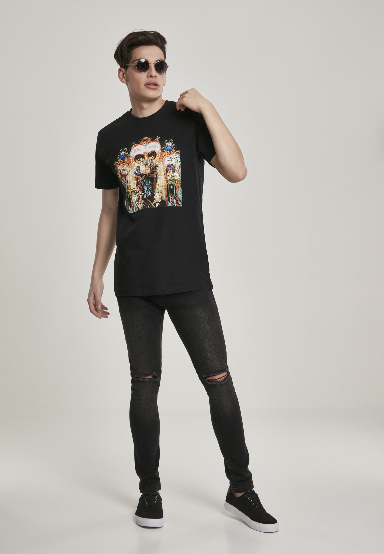 Rock Off Maglietta Ufficiale Michael Jackson Dangerous – Unisex – 100% Cotone – Taglia Small