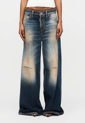 TRAVELLER - Džínsy voľného strihu - navy blue