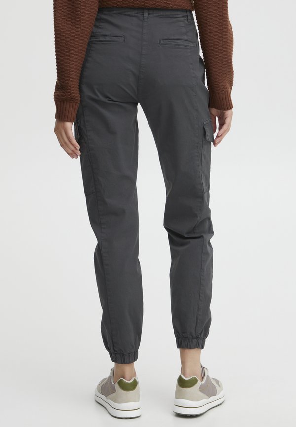 OXCOCO REGULAR FIT - Cargo trousers - ebony3