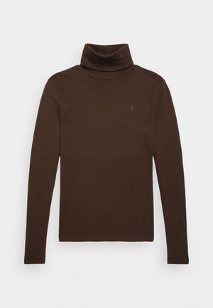 PULLOVER - Strikkegenser - circuit brown