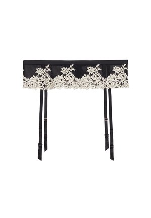Intimissimi, PRETTY FLOWERS - Strumpfhalter - black ivory