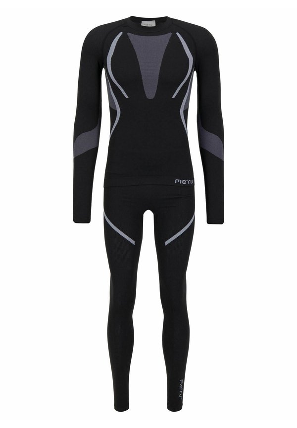 FUNKTIONS TUNUNAK 2ER-SET - Unterhose lang - schwarz grau