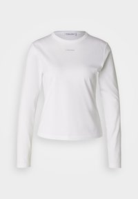 NANO LOGO SLIM - T-shirt à manches longues - bright white