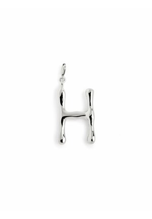 LETTER XL - Charm - letra h color plata
