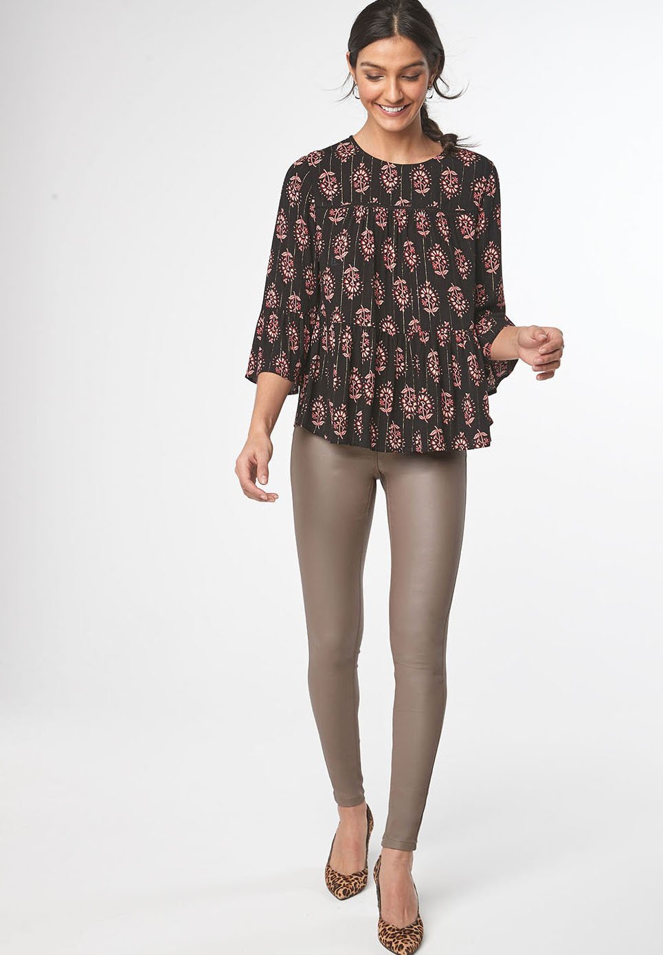 Next PULL ON COATED - Leggings 