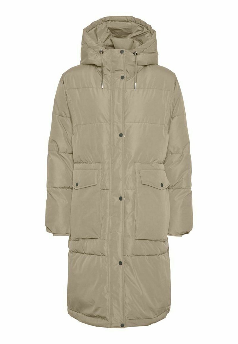 Vero Moda Wintermantel lichtgrijs