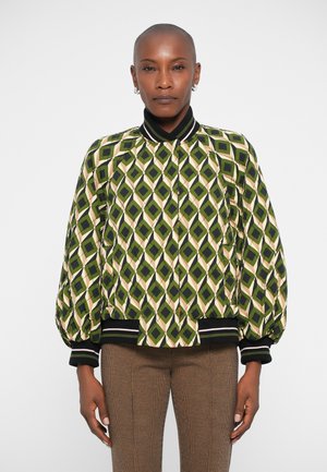 SALMA JACKET - Bombertakki - venice geo moss/serenissima black