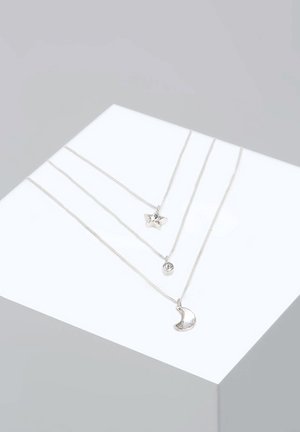 LAYER MOON STAR - Ketting - silver-coloured