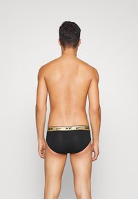 Nike Underwear BRIEF 3 PACK - Cuecas - black/gold-coloured/silver-coloured/rose gold-coloured