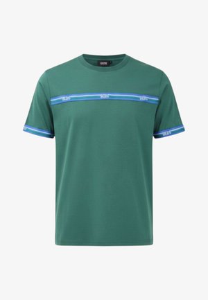 GCDS, LOGO TAPE SS T-SHIRT - T-shirt con stampa - green