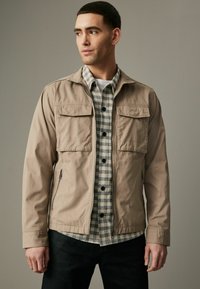 Next ZIP UP COTTON - Skraistė  - stone