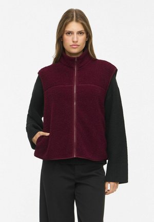 VILA WAISTCOAT VIMARLON TEDDY - Vest - fig