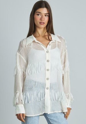Hemdbluse - blanco