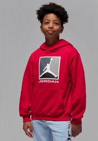 Jordan BASELINE UNISEX - Pulover s kapuco - gym red