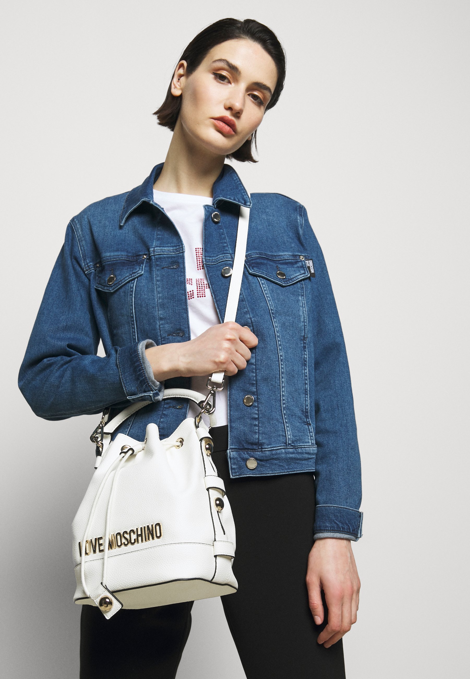 Love Moschino Bolso de mano - white/blanco - Zalando.es