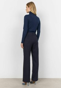 Soyaconcept SC-ISABELLE 5-B - Tygbyxor - c blue iris melange combi