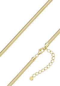 Kuldtooniga kettkaelakee, millel on sile ja sujuv disain. Varustatud vähklungi klamber ja reguleeritav kett pikkuse muutmiseks.