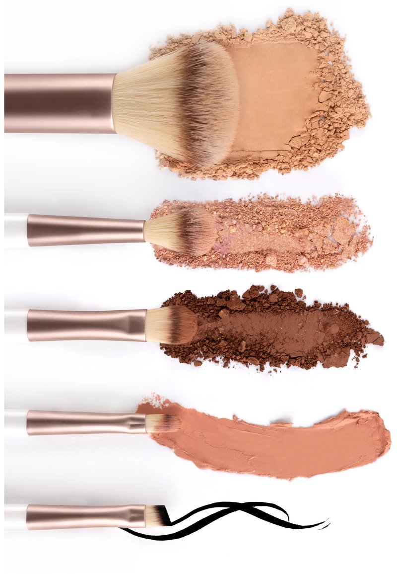 Damen Teint | Luvia Cosmetics TRAVEL SET Pinsel-Set cream white/coffee brown/offwhite - PP66157 Damen Teint | Luvia Cosmetics TRAVEL SET Pinsel-Set cream white/coffee brown/offwhite - PP66157