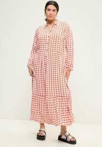 Studio Untold DIAMOND PRINT LONG SLEEVE  - Maxikjoler - orange