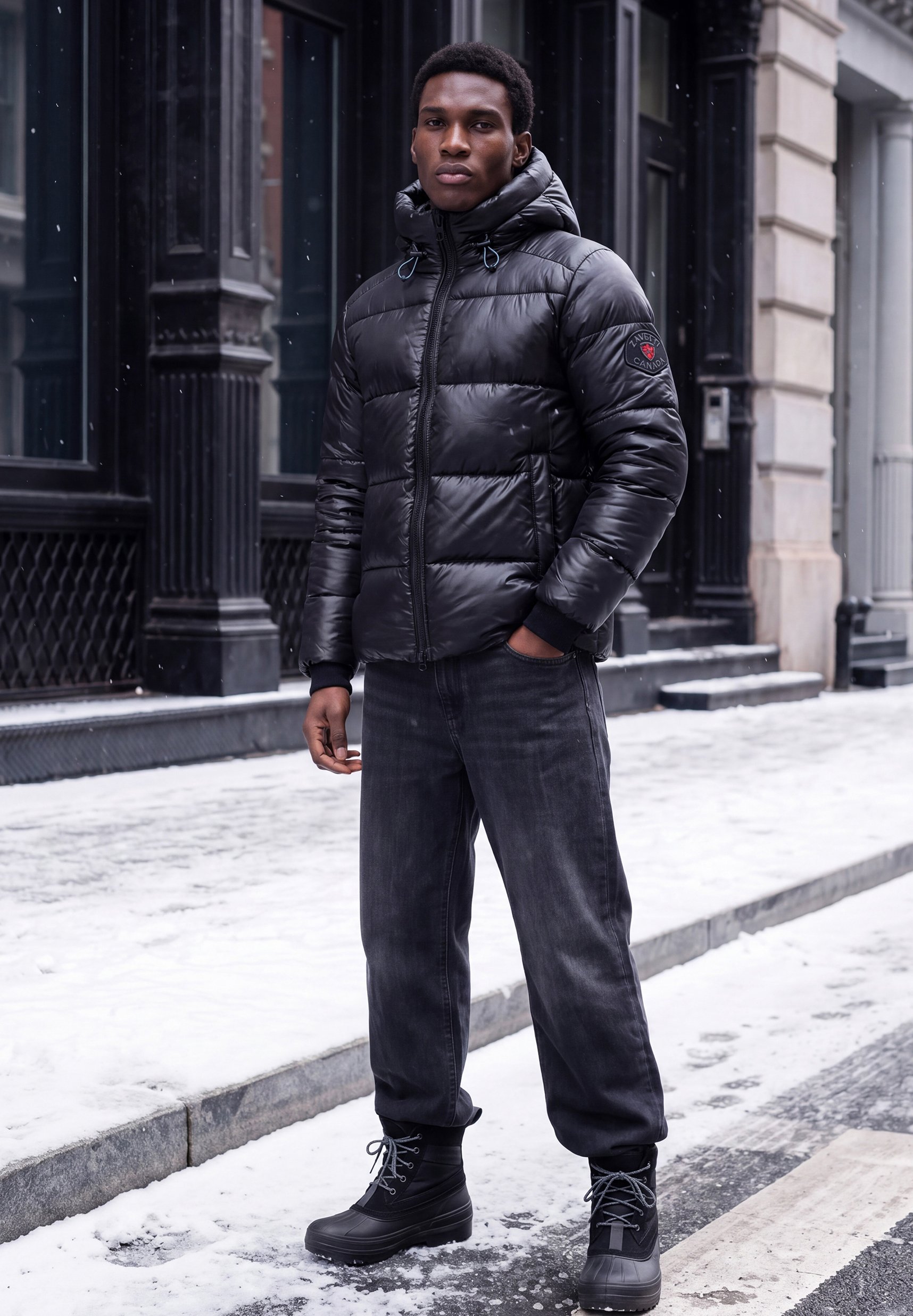 Zavetti Canada TANOX - Winter jacket - jet black/black - Zalando.co.uk