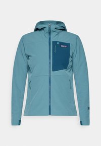 CROSSSTRATA HOODY - Outdoor jacket - wetland blue