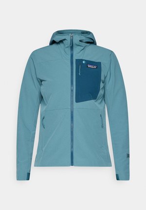 Patagonia CROSSSTRATA HOODY - Fleecejakke - wetland blue