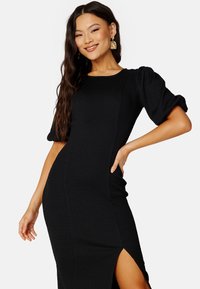 Bubbleroom PUFF SLEEVE STRUCUTRE MIDI DRESS - Sukienka etui