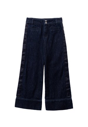 LARGE BANDES CÔTÉS - Relaxed fit jeans - bleu marine