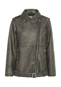 Culture DREW - Jakna iz umetnega usnja - black wash