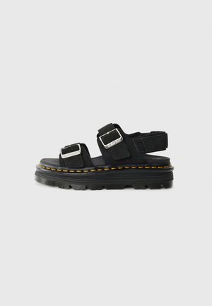 ZEBZAG - Platform sandals - black