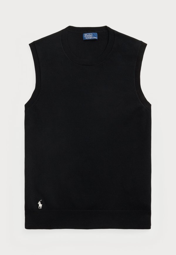 SLEEVELESS CREWNECK SWEATER - Top2