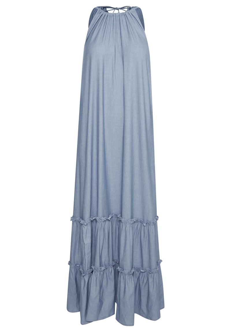 PULZ Maxi-jurk lichtblauw denim