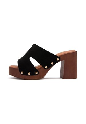 FALBALA, SANDALES GIULIANA - Sabots - noir