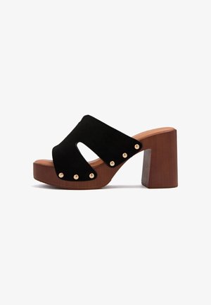 FALBALA, SANDALES GIULIANA - Sabots - noir
