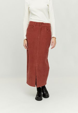 Yona - Maxi skirt - mahogany