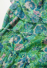 Mango Robe longue - green