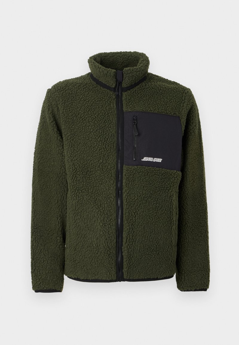 Santa Cruz Fleecejas donkergroen