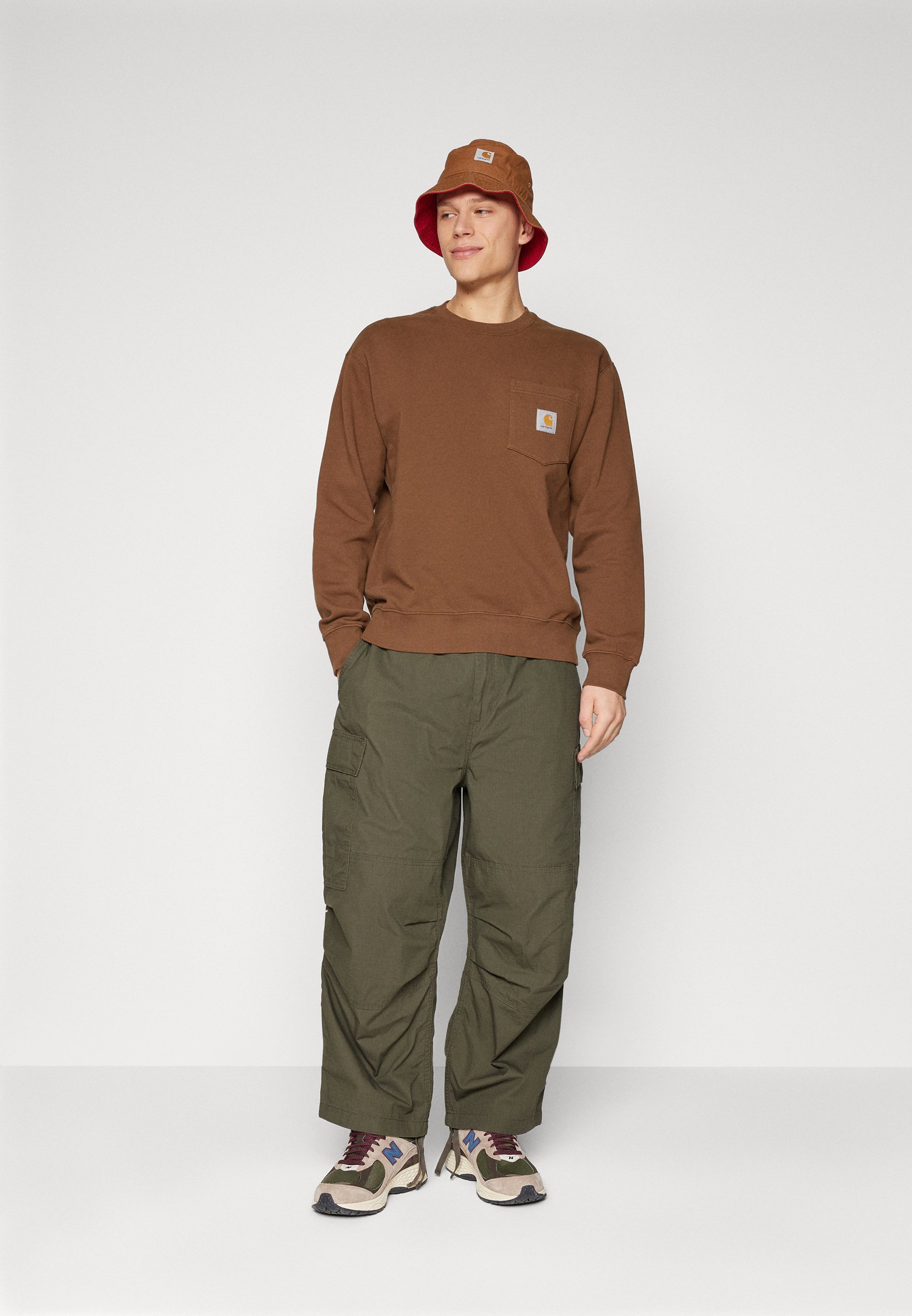 【極美品】carhartt wip Pocket Sweat ブラウンXL Carhartt WIP POCKET - Sweatshirt - lumber/brown - Zalando.co.uk