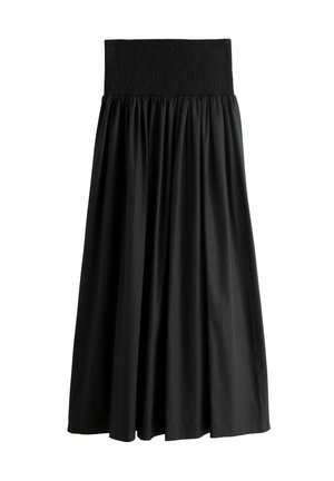 REGULAR FIT - Jupe longue - black