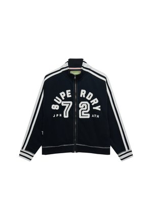 Superdry & Co, SUPERDRY CULT APPLIQUE LOOSE TRACK TOP. - Sweatjacke - eclipse navy off white