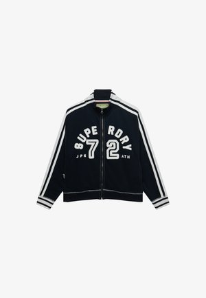 Superdry & Co, SUPERDRY CULT APPLIQUE LOOSE TRACK TOP. - Sweatjacke - eclipse navy off white
